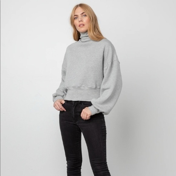 Rails Sweaters - Rails Blaire Turtleneck Pullover L Heather Grey